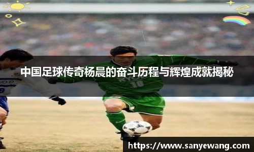 中国足球传奇杨晨的奋斗历程与辉煌成就揭秘